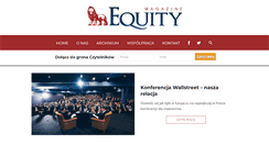 Desktop Screenshot of equitymagazine.pl